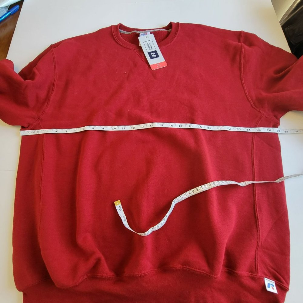 Russell Athletic Men's XXL Cardinal Red Pullover Sweatshirt NWT - Picture 8 of 11